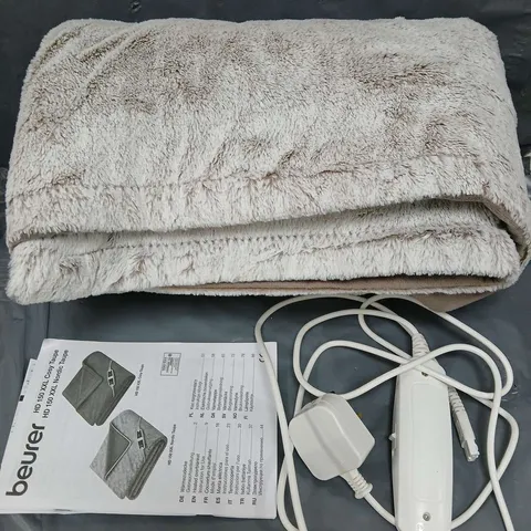 BOXED BEURER WELLBEING HEATING OVERBLANKET