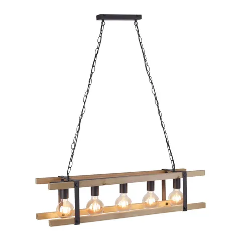 BOXED AIGHAN 5-LIGHT KITCHEN ISLAND PENDANT (1 BOX)