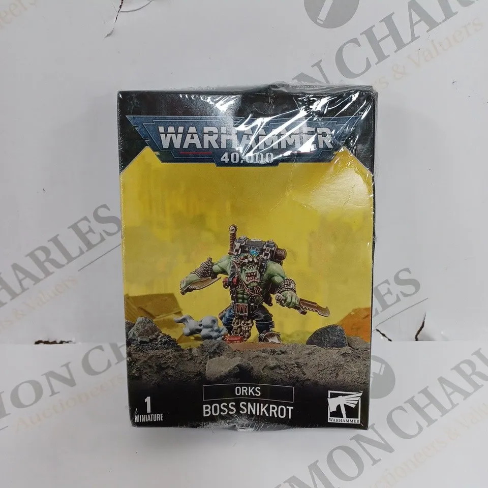 SEALED WARHAMMER 40,000 ORKS BOSS SNIKROT 