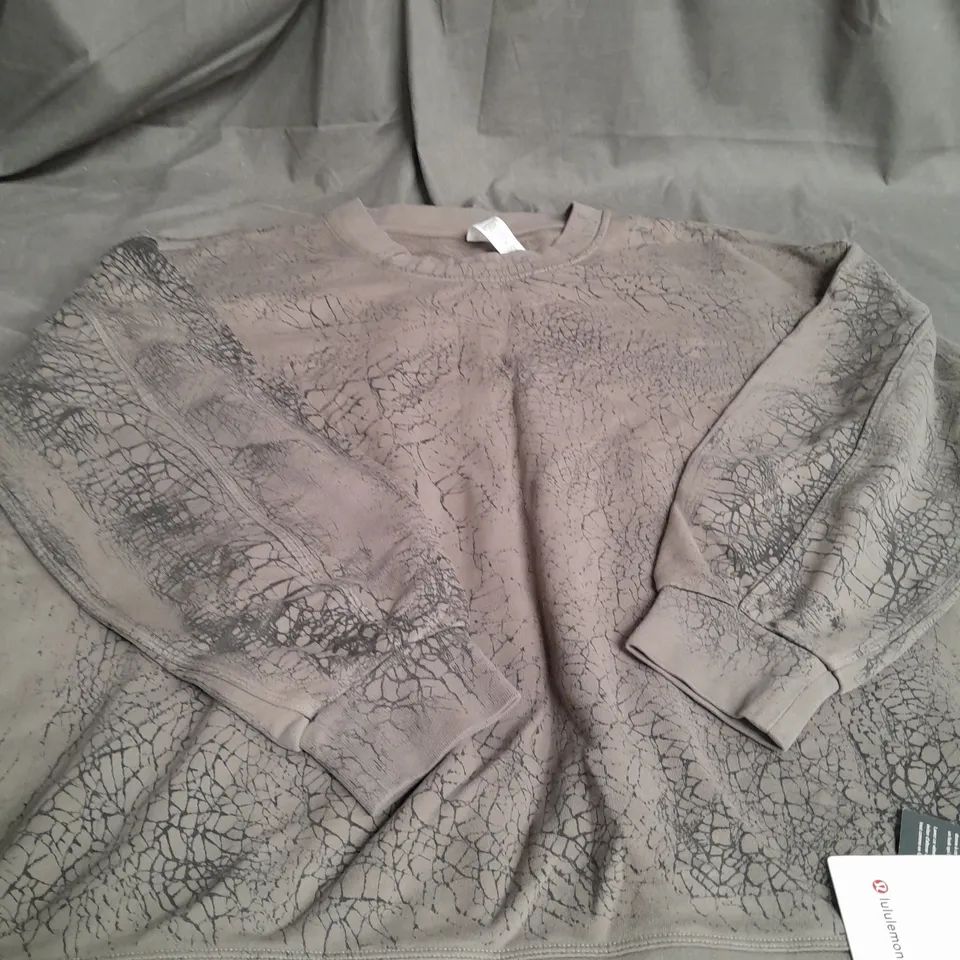 LULULEMON OVERSIZED CREWNECK JUMPER SIZE 12
