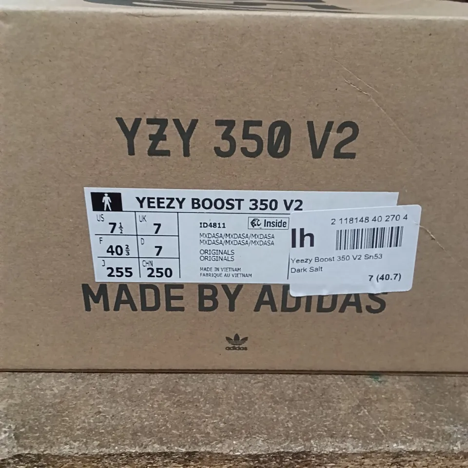 ADIDAS YEEZY BOOST 350 V2 – DARK SALT, UK 7 (US 7.5) 