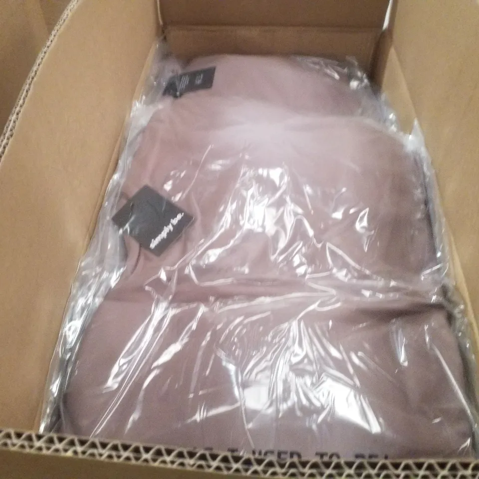 BOX CONTAINING APPROXIMATELY 25X SIMPLY BE ACTIVE VEST - COLOUR MOCHA - SIZE 24