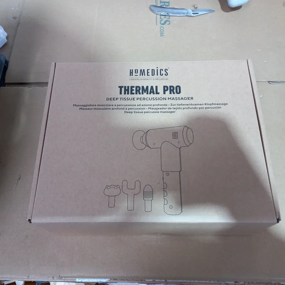HOMEDICS THERMAL MASSAGE GUN - GREY