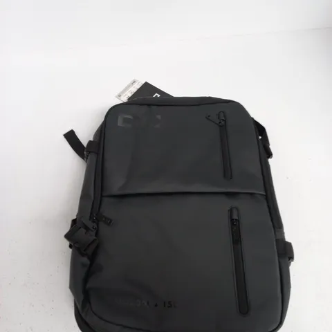 DLX BACKPACK – LAPTOP POCKET, USB PORT, 20 + 15 LITRE CAPACITY, BLACK