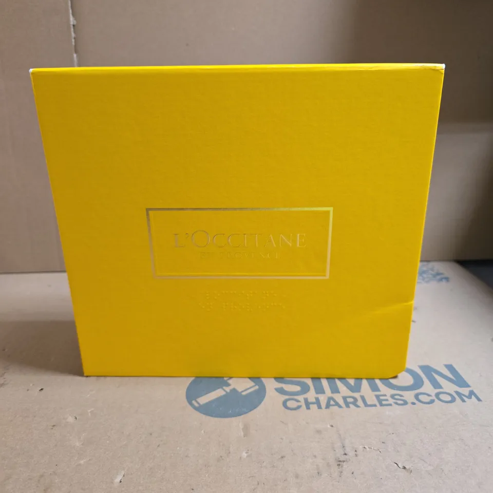 L'OCCITANE GIFT SET: SHEA BUTTER HAND CREAM 150ML, ALMOND SUPPLE SKIN OIL 100ML & ALMOND SHOWER OIL 250ML