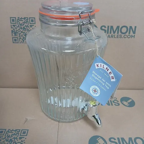 KILNER STORAGE JAR WITH DISPENSING TAP – 5 LITRE