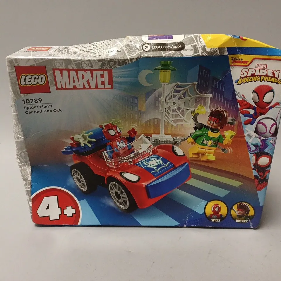 BOXED LEGO MARVEL SPIDERMANS CAR AND DOCTOR OCK - 10789 RRP £10.99