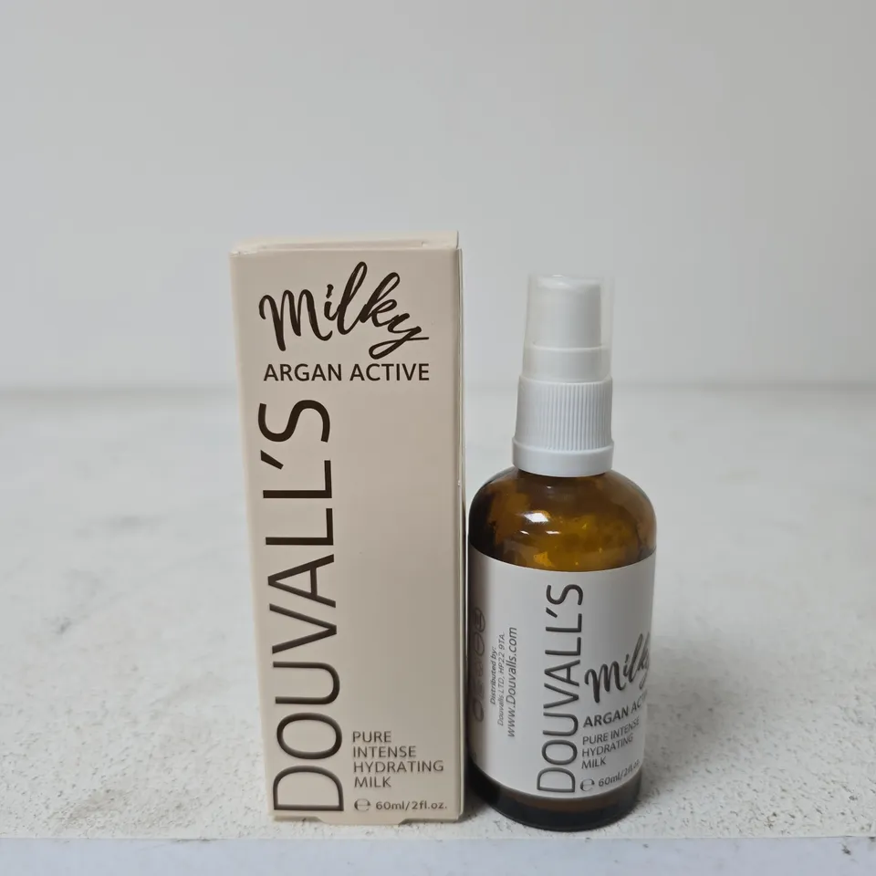 BOXED DOUVALL'S ARGAN ACTIVE HYDRATING MILK – 60ML 