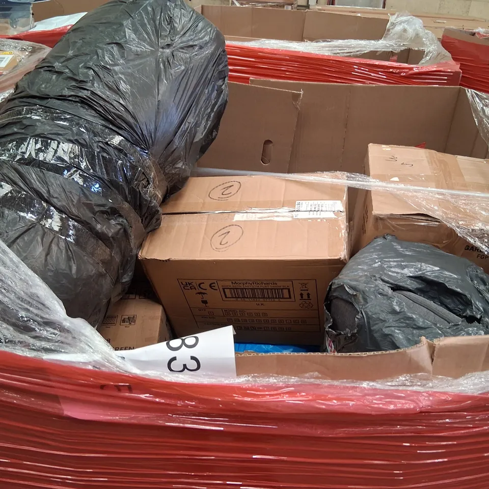 PALLET CONSISTING OF A LARGE QUANTITY OF ASSORTED HOUSEHOLD AND ELECTRICAL PRODUCTS AND ACCESSORIES TO INCLUDE;