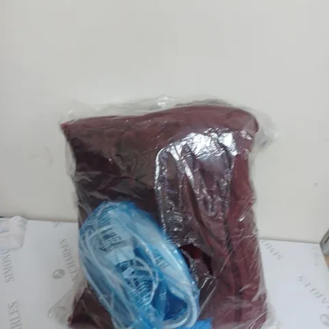 BOXED COZEE HOME VELVETSOFT HEATED THROW IN SHIRAZ WINE