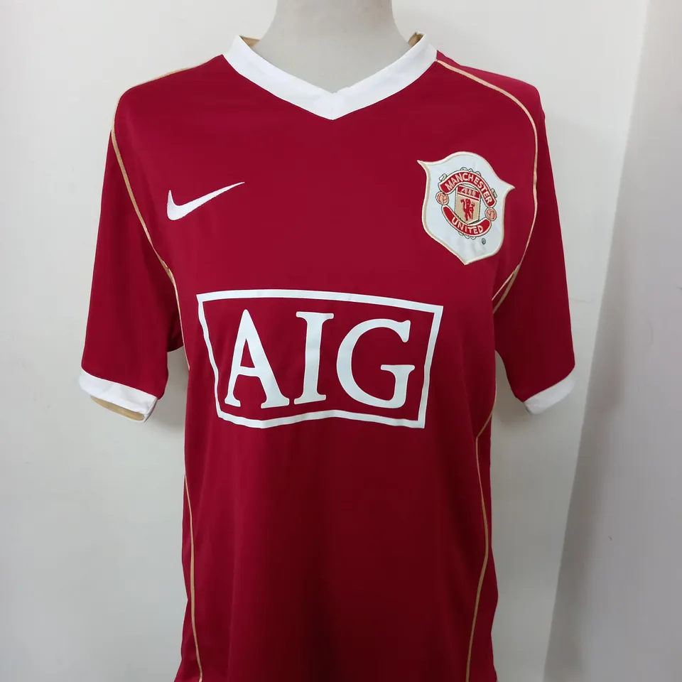 MANCHESTER UNITED FC HOME 2006-2007 SHIRT SIZE M