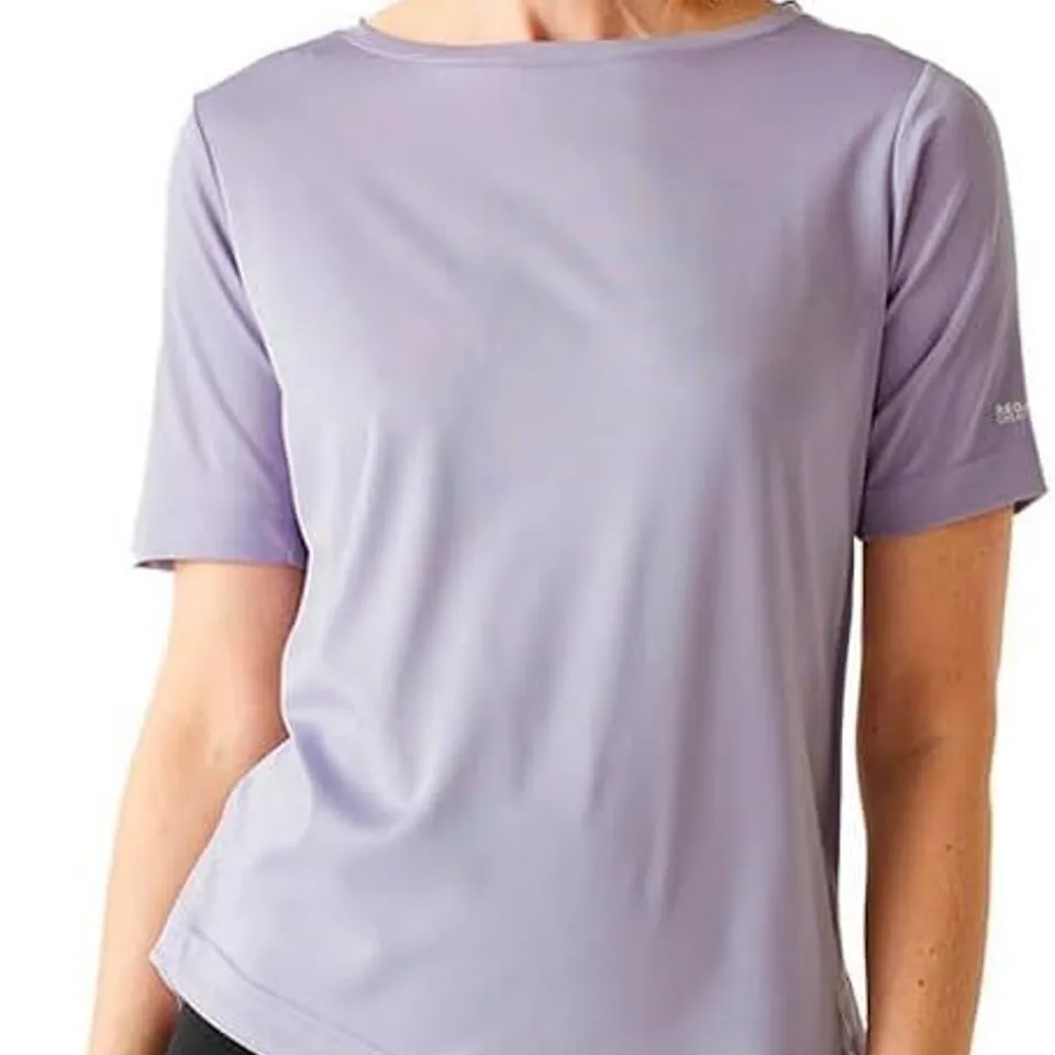 BRAND NEW REGATTA BOTANNA WOMEN'S T-SHIRT IN WISTERIA - 18