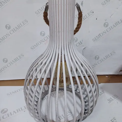 INNOVATORS TALL BAMBOO LED SOLAR LANTERN