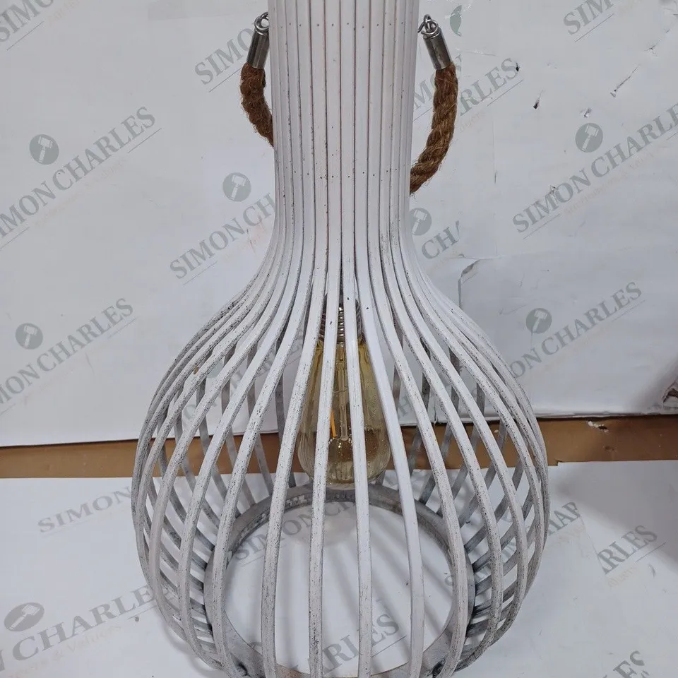 INNOVATORS TALL BAMBOO LED SOLAR LANTERN