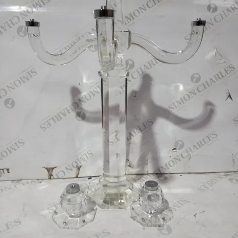 JM BY JULIEN MACDONALD CRYSTAL CANDELABRA - COLLECTION ONLY