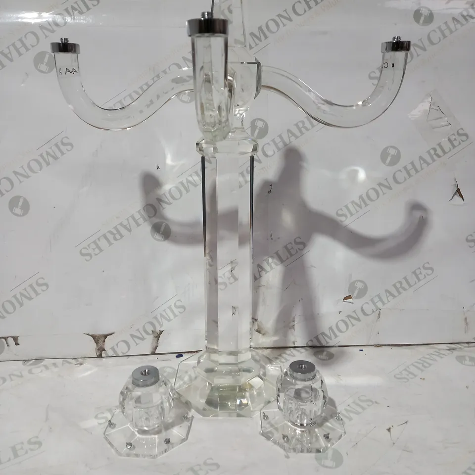 JM BY JULIEN MACDONALD CRYSTAL CANDELABRA - COLLECTION ONLY