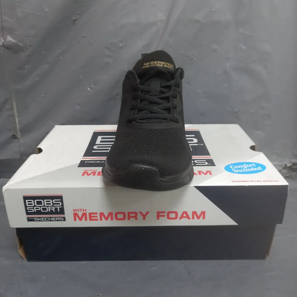 BOBS SPORT FROM SKECHERS TRAINERS BLACK SIZE 4