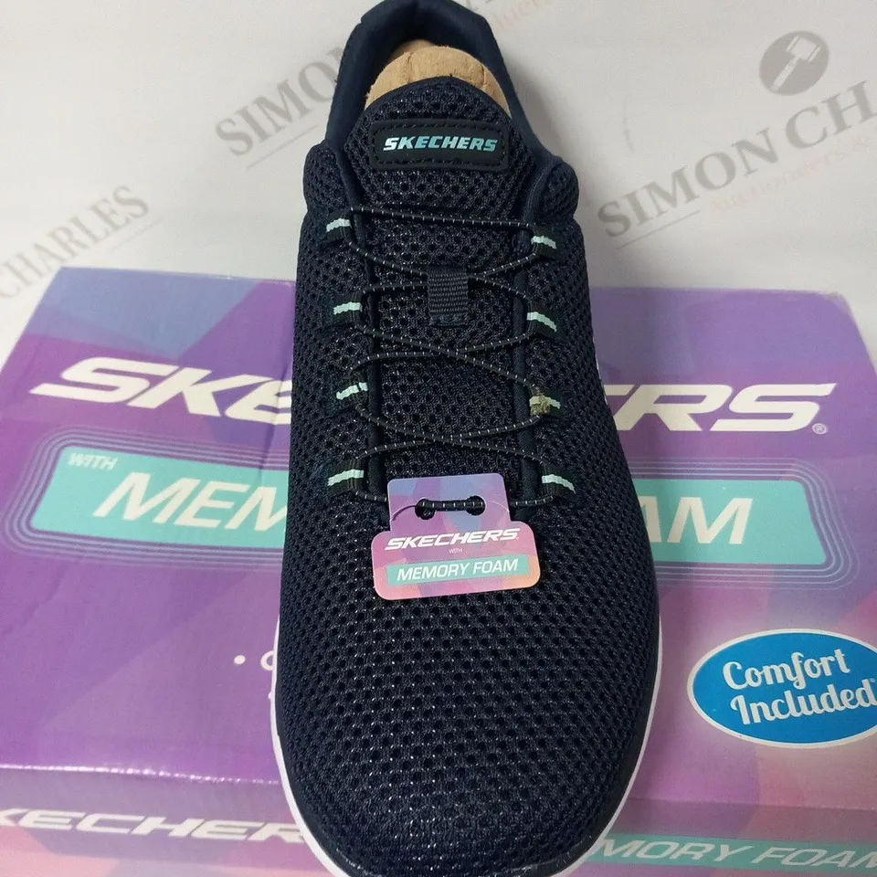 BOXED SKETCHERS SUMMITS WOMEN'S TRAINING SHOES SIZE 8