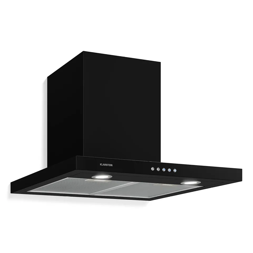 BOXED KLARSTEIN LIMELIGHT 60CM 639.6M³/H CHIMNEY COOKER HOOD​ BLACK