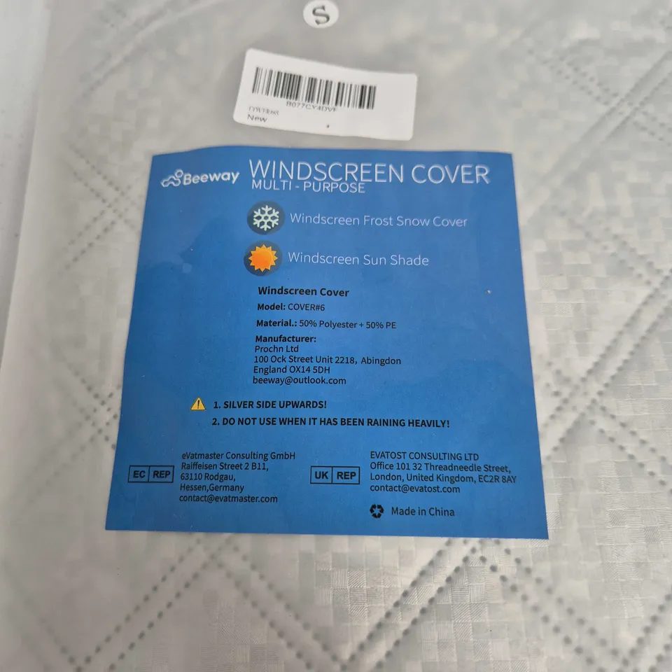 BEEWAY WINDSCREEN COVER – MULTI-PURPOSE, SIZE S