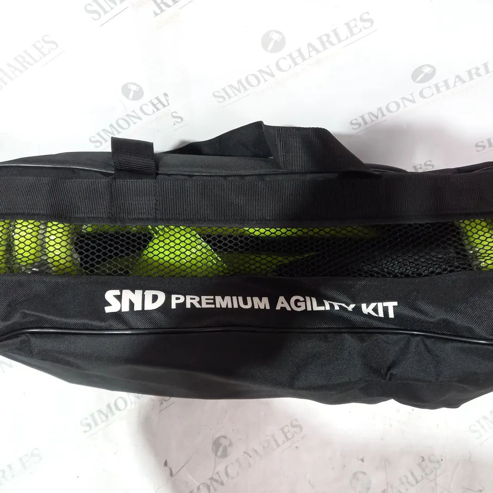 SND PREMIUM AGILITY KIT - CONES, LADDER, MINI HURDLES. 