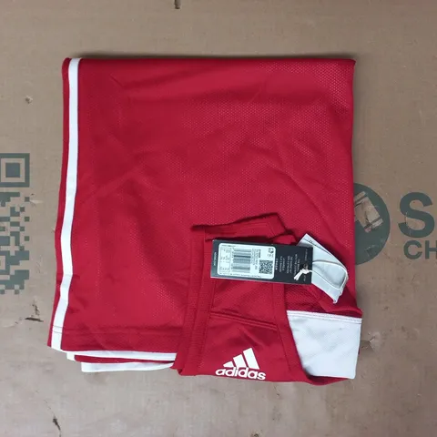 ADIDAS 3G SPEED REVERSIBLE JERSEY IN RED/WHITE SIZE 3XL