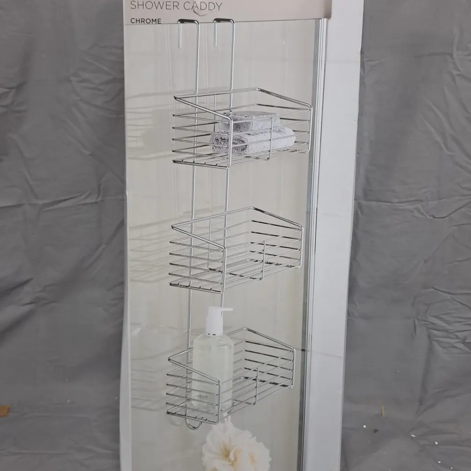 NEXT SHOWER CADDY CHROME – 3-TIER BATH ORGANIZER