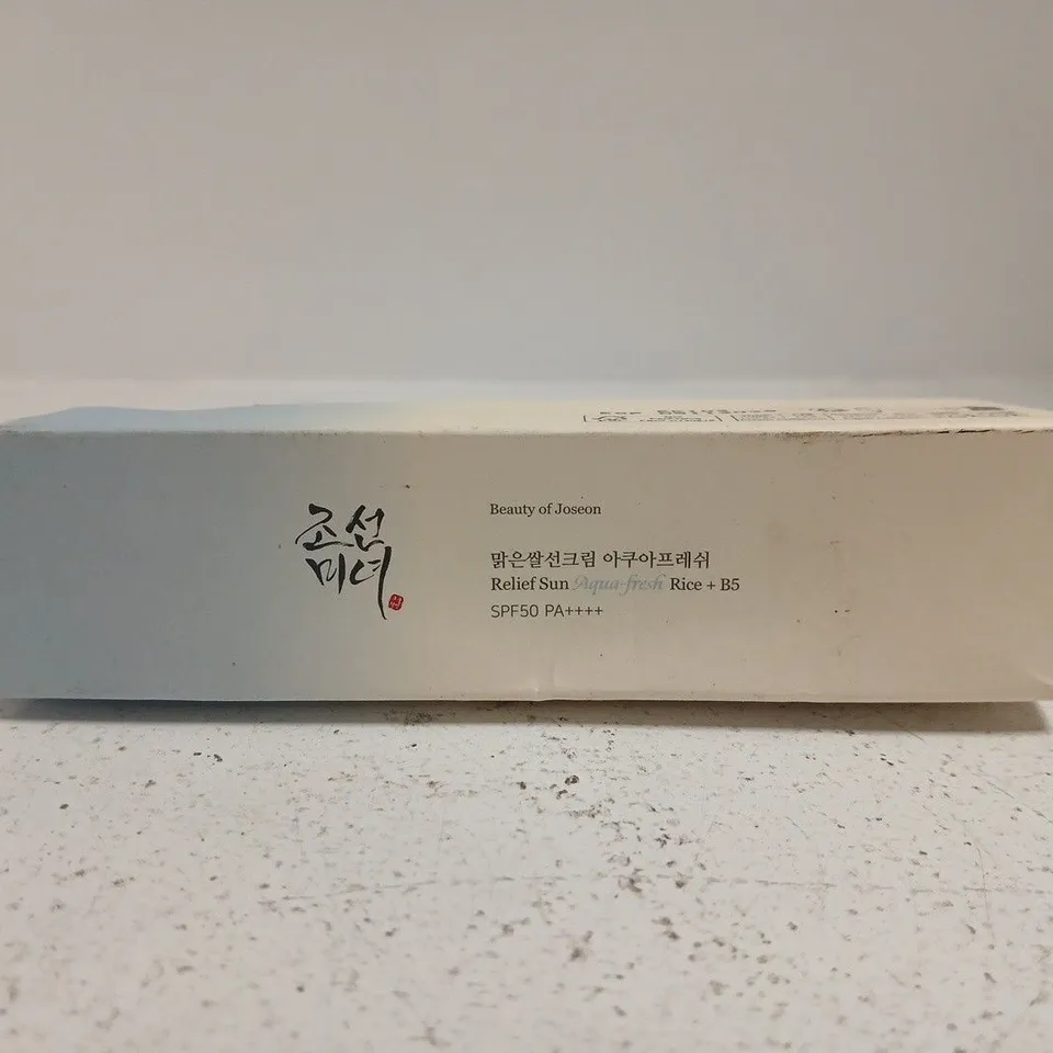 BEAUTY OF JOSEON RELIEF SUN AQUA-FRESH RICE + B5 SPF50 PA++++ (BOXED) 50ML