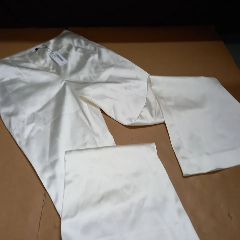 COAST IVORY SATIN TROUSERS - 8
