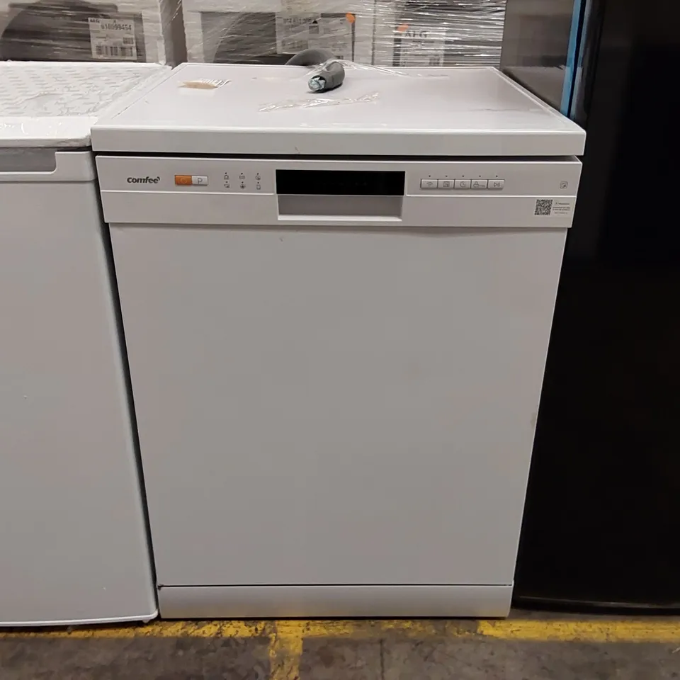 COMFEE' FREESTANDING DISHWASHER FD1201P-W WITH 12 PLACE SETTINGS, CLOUD WASH, DELAY START, HALF LOAD FUNCTION, FLEXIBLE RACKS - WHITE (KWH-FD1201P-W) [ENERGY CLASS E]