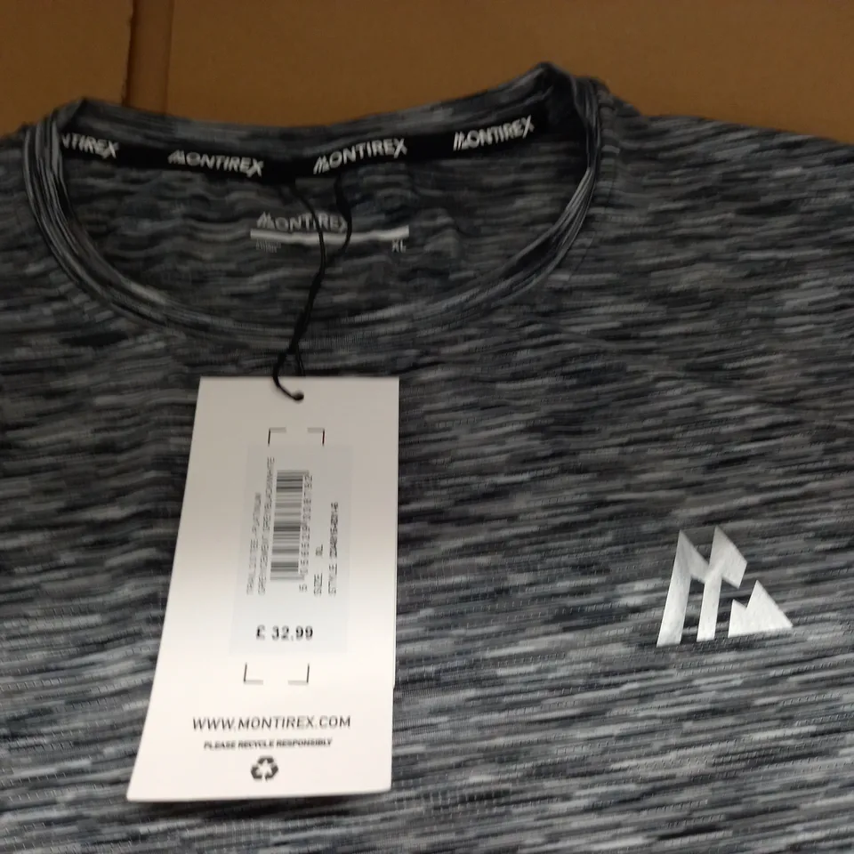 MONTIREX GREY TECH TEE - XL