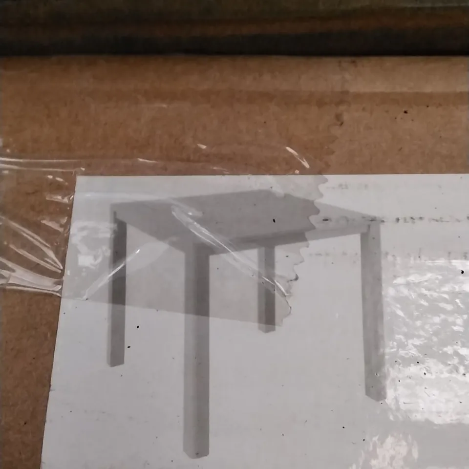 BOXED SANTORIN ALUMINUM TABLE 