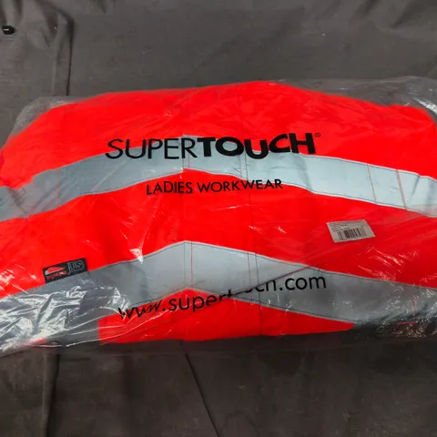 KAMELA HI-VIS PADDED JACKET – LADIES WORKWEAR, ORANGE, UK SIZE 12