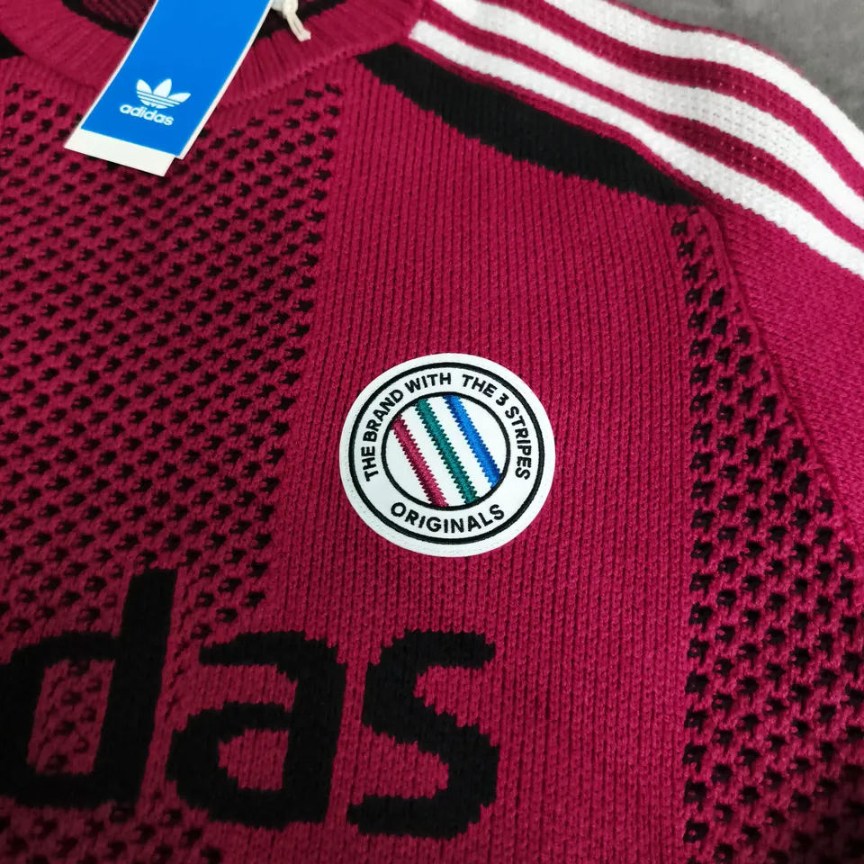 ADIDAS ORIGINALS KNIT JUMPER – SIZE M