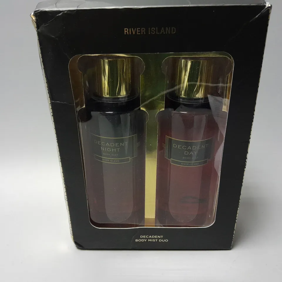 BOXED RIVER ISLAND DECADENT NODY MIST DUO RRP £18