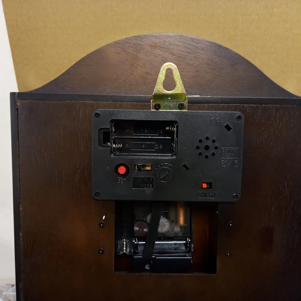 FOX AND SIMPSON WOOD PENDULUM WALL CLOCK