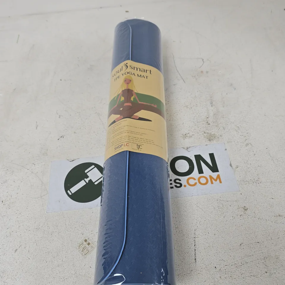 SOUL SMART YOGA MAT – BLUE