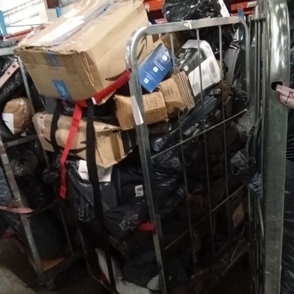 CAGE OF ASSORTED HOUSEHOLD GOODS AND PRODUCTS - CAGE NOT INCLUDED