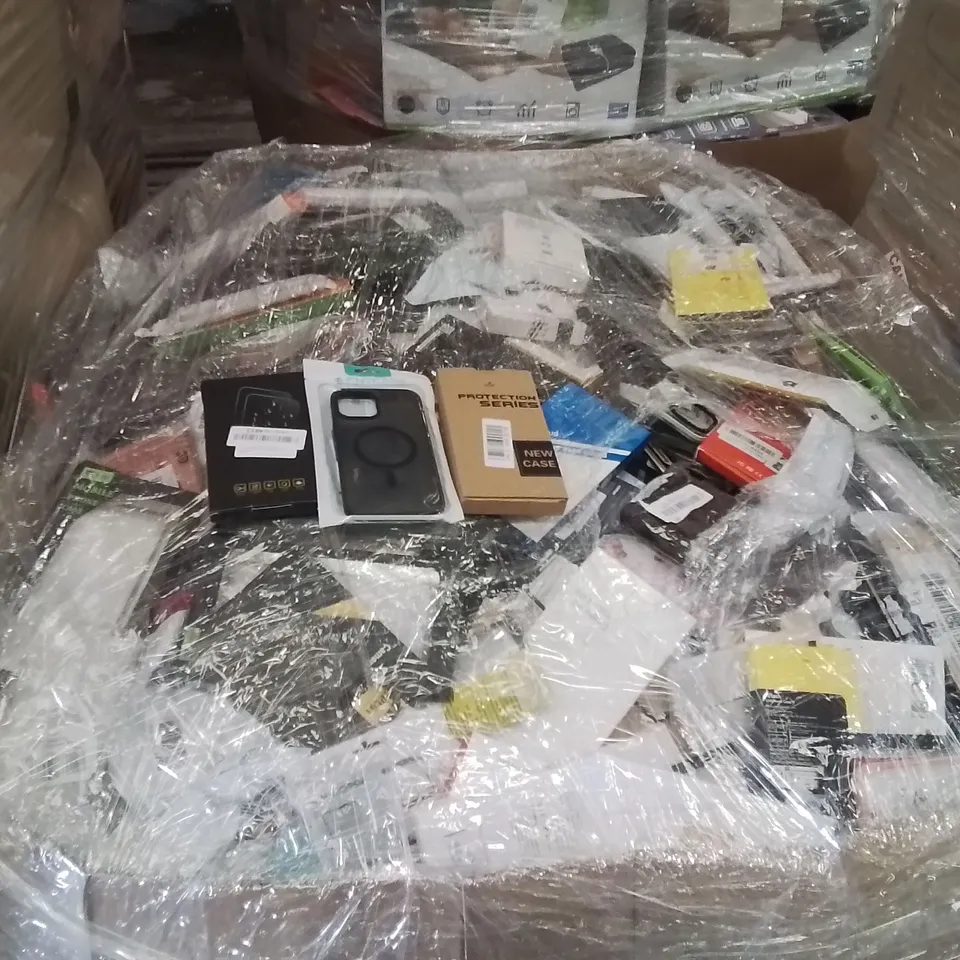 PALLET TO CONTAIN A LARGE QUANTITY OF PHONE CASES AND SCREEN PROTECTORS