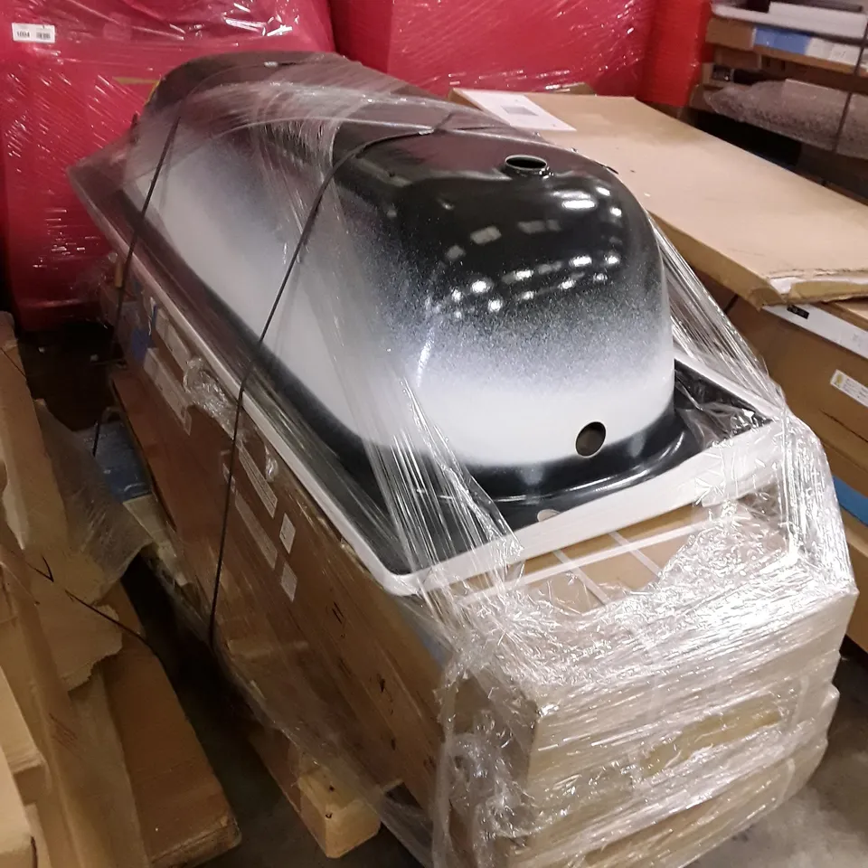 PALLET OF ASSORTED SHOWER PANELS & BATH TUB