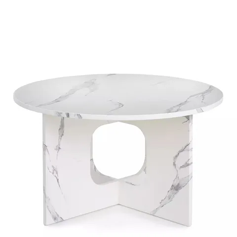 CELESTE COFFEE TABLE - WHITE - COLLECTION ONLY
