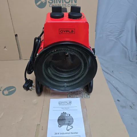 OYPLA 3KW INDUSTRIAL HEATER