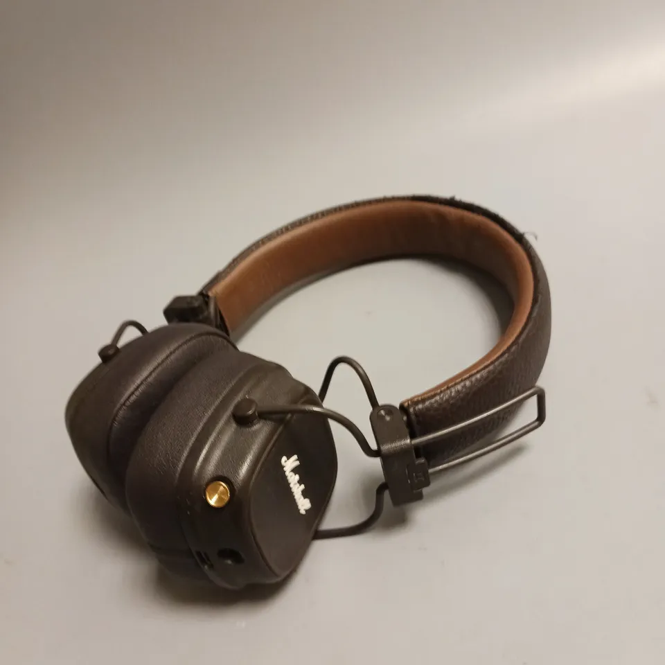 MARSHALL OVER-EAR HEADPHONES IN BROWN SNAKESKIN