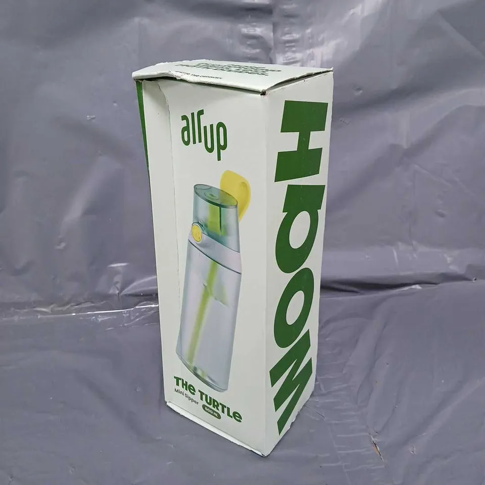 BOXED AND SEALED AIR UP THE TURTLE MINI SIPPER 600ML WATER BOTTLE 