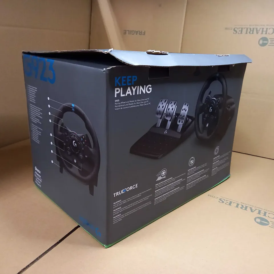 BOXED G923 RACING WHEELS AND PEDALS - FOR XBOX