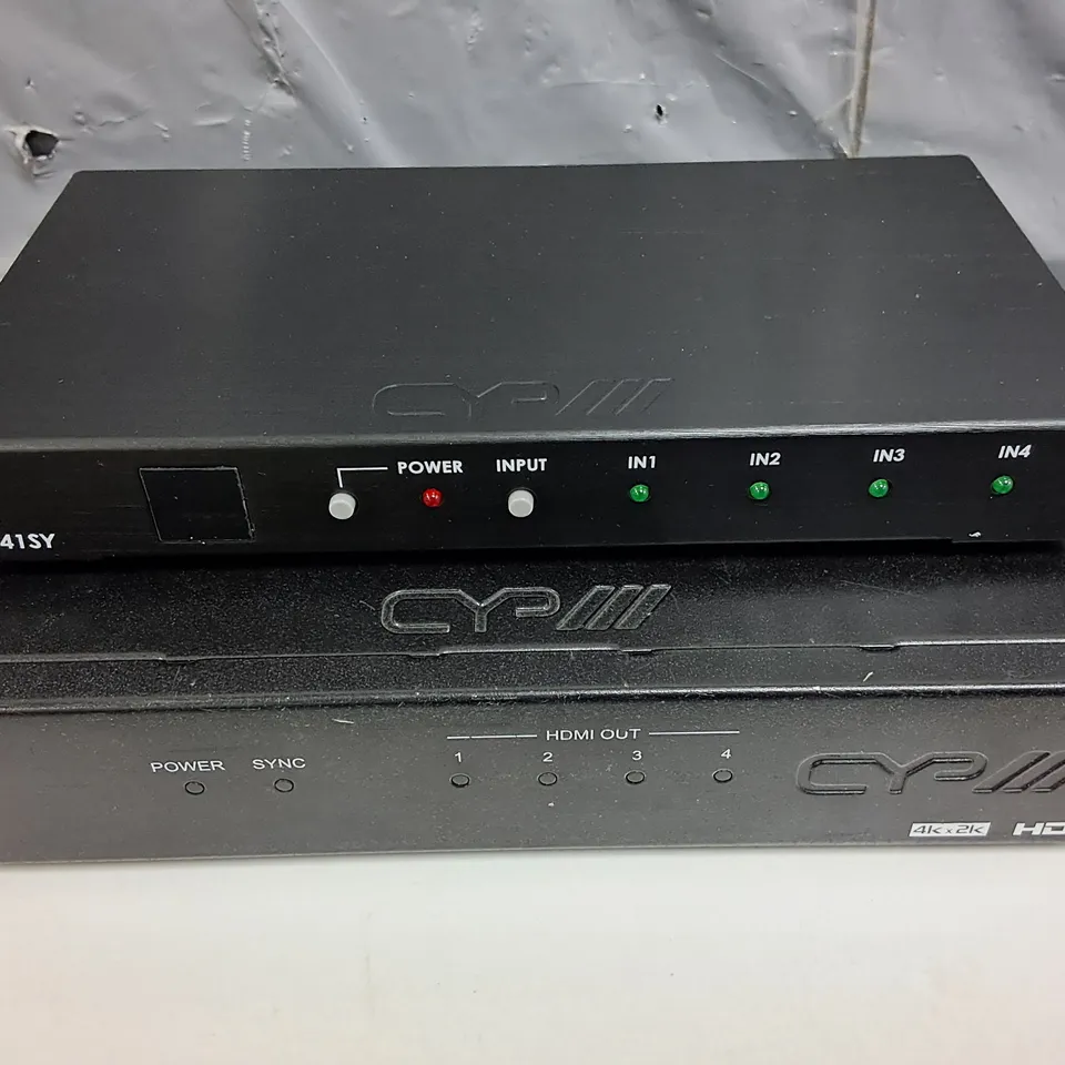 CYP QU-14S 1 TO 4 HDMI DISTRIBUTION AMPLIFIER and 