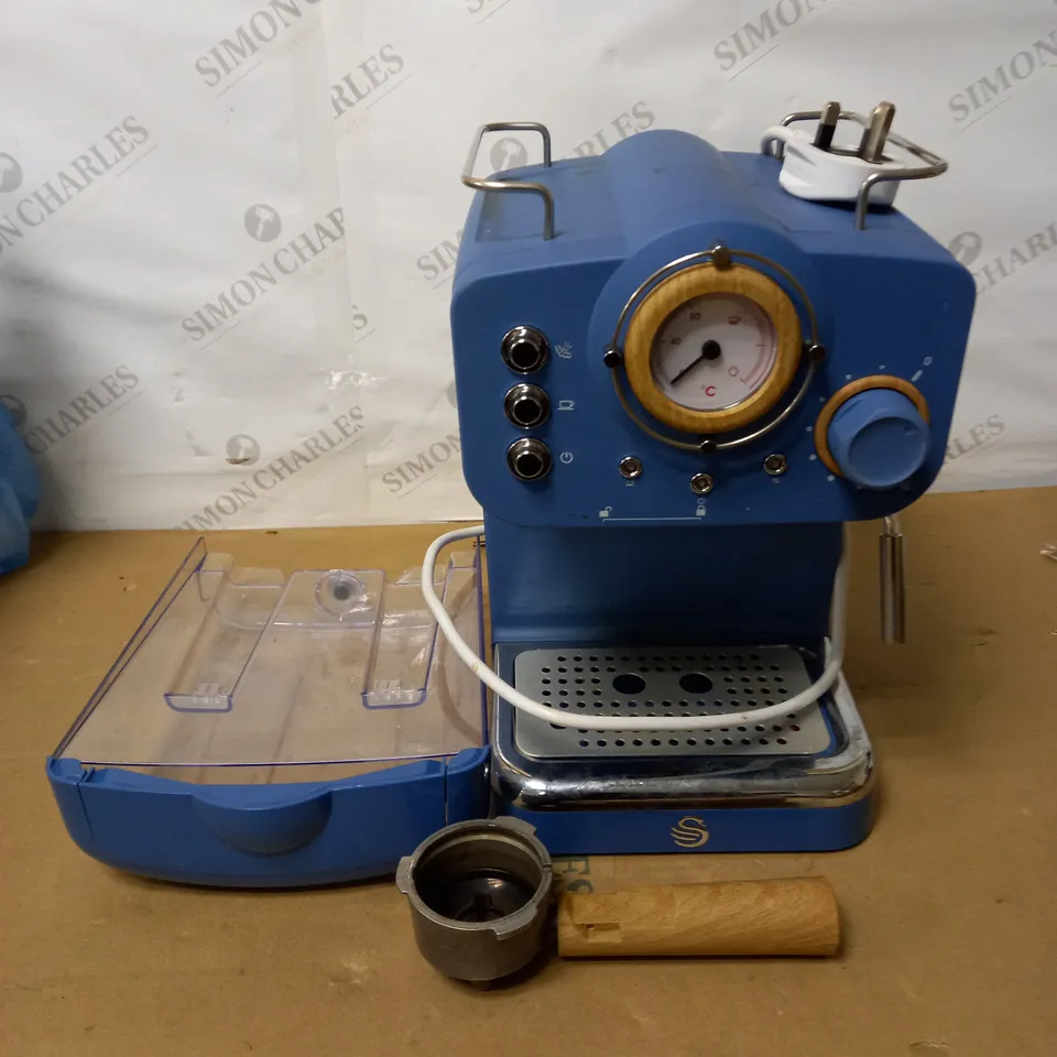SWAN ESPRESSO COFFEE MAKER - SPRUCE BLUE