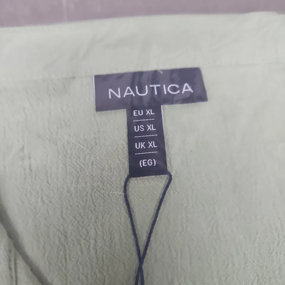 BAGGED NAUTICA SHIRT - PISTACHIO GREEN, XL