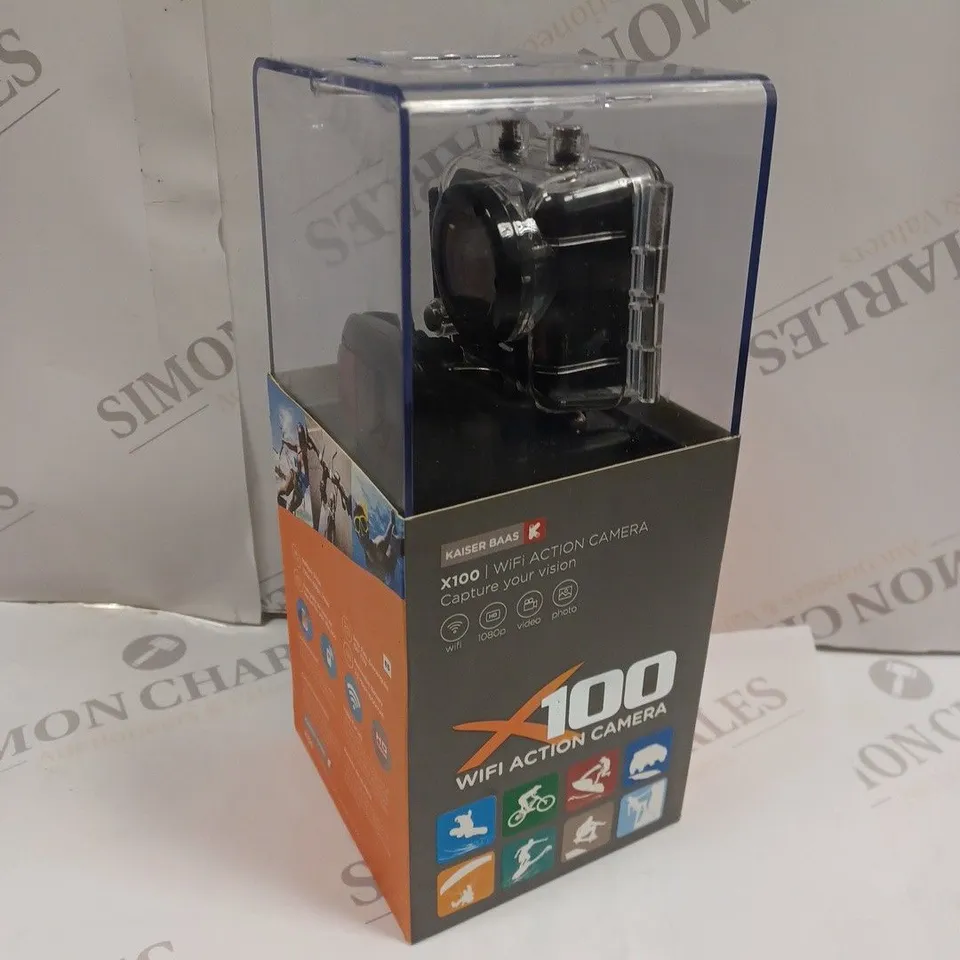 BOXED KAISER BASS X100 WIFI ACTION CAMERA 