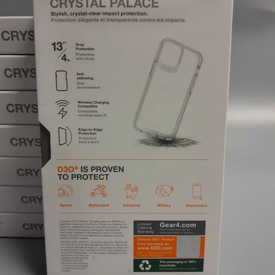 LOT OF 8 BOXED GEAR-4 CRYSTAL PALACE IPHONE 2020 5.4" CASES